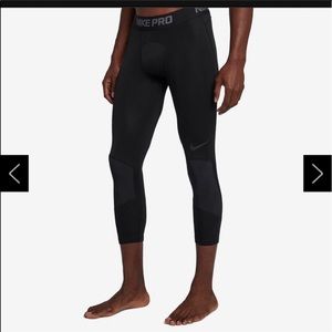 NWT Nike pro 3qt tight bundle set 3pairs